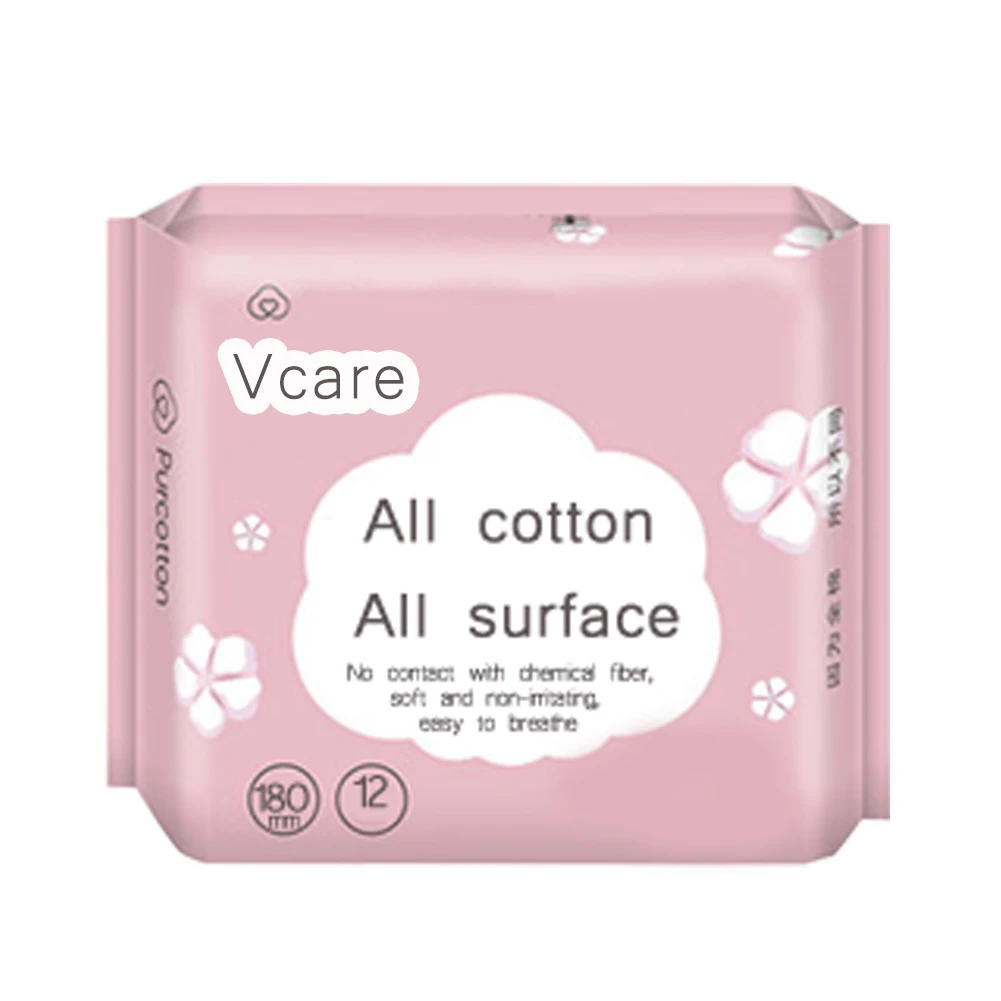 SAMPLE FREE Women Pads Feminine Herbal Infused Ladies Sanitary Pads 280mm Anion Menstrual Pad