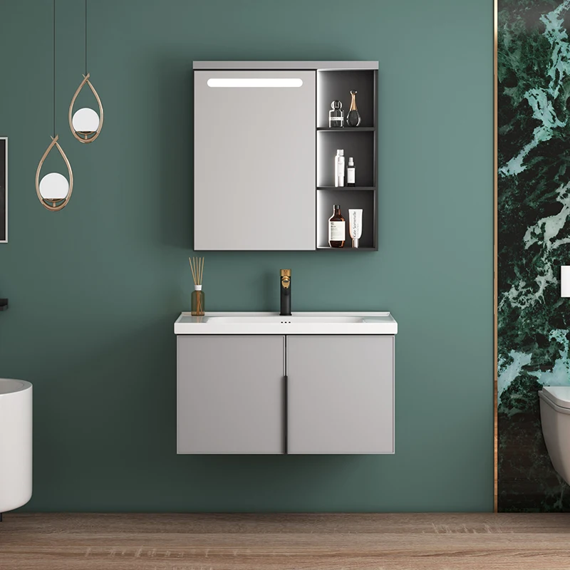  Hotel or Household style bath room wall Mounted cabinet mirror cheap bathroom vanity