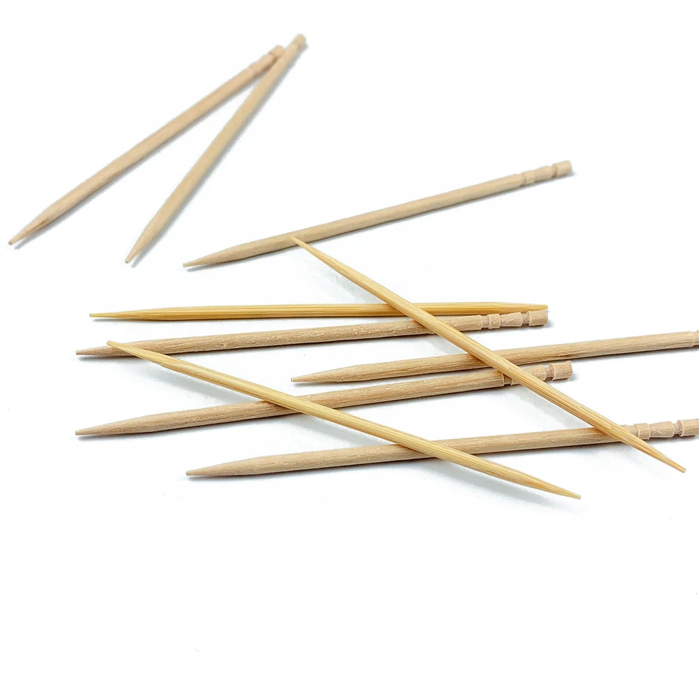 Flavored Bamboo Toothpicks - Refreshing Mint Picks for Fresh Breath
