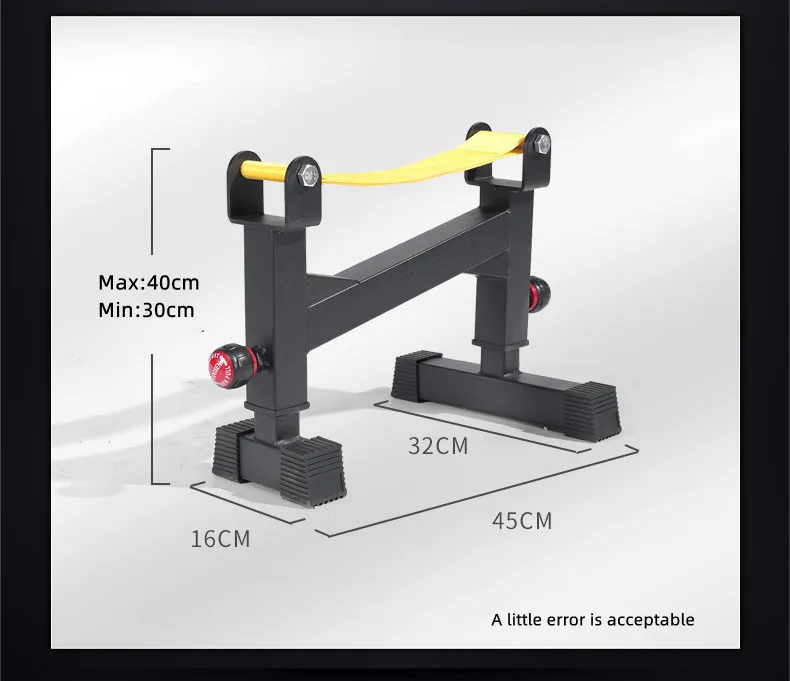 Deadlift Barbell Stand Jack For Loading, Unloading and Changing Weight Plates for Deadlifting, Powerlifting
