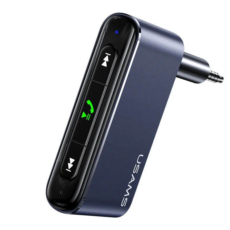 USAMS SJ519 BT5.0 adapter 3.5mm Jack Aux Receiver Wireless Transmitter for handsfree calls