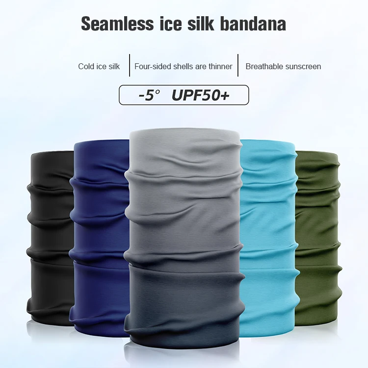 China Supplier Customized Buffss Bandanas Headwear Custom Seamless Tube Bandana