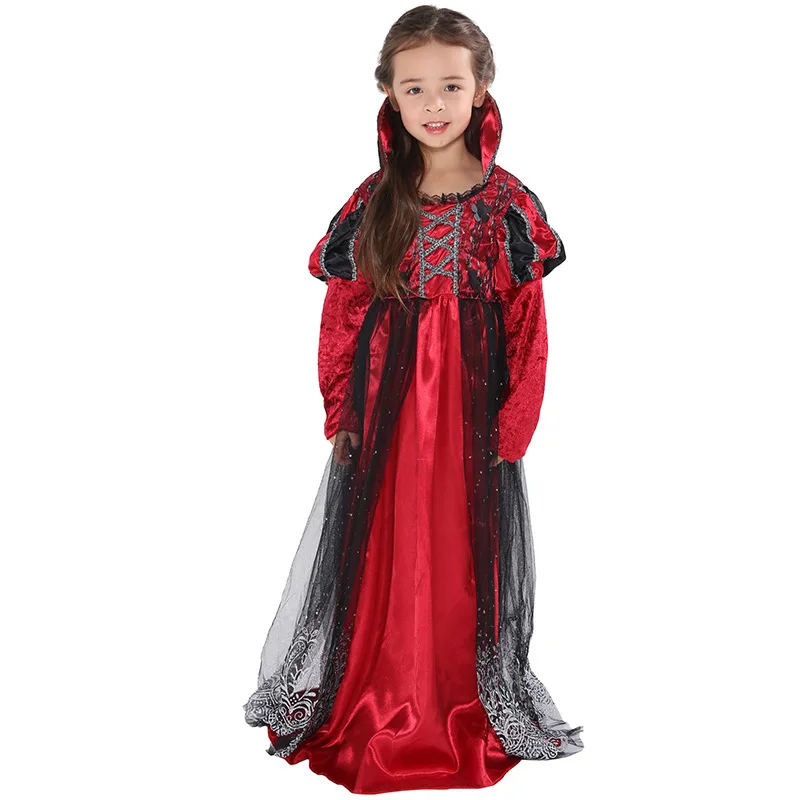 2020 mardi gras outfits girl funny dress vampire princess dress stage performance costume girl Carnival dresses
