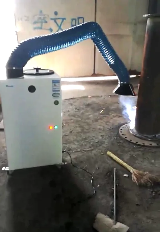 MLWF200 welding fume extractor mobile dust collector