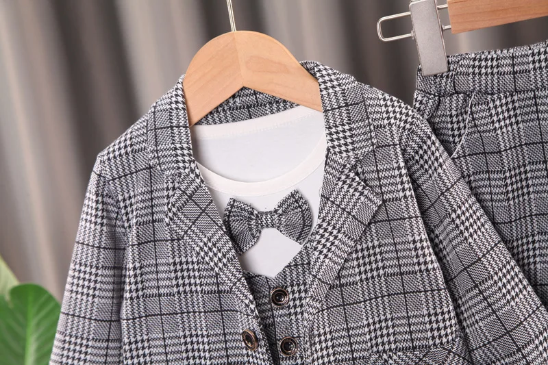 Uniform 3 pieces suit fashion Italy clothes for baby boys two years