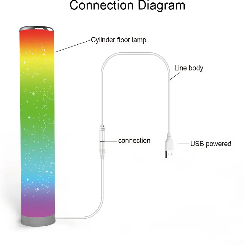 Tuya Floor Lamps For Living Room Bedroom Study Led Lights Decoration Home Room Decoration Standing Lamps Art Decor Luminaires