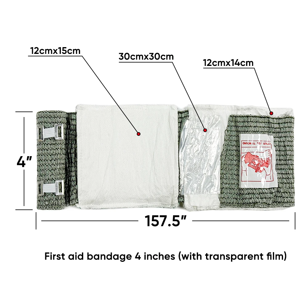 Risenmed Customized  Combat Tactical First Aid Kit IFAK Supplies  Emergency Bandage