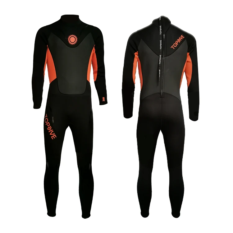 Custom 3mm Wetsuit Men Full Body 3mm Long Sleeve Top Diving Surfing Wetsuit