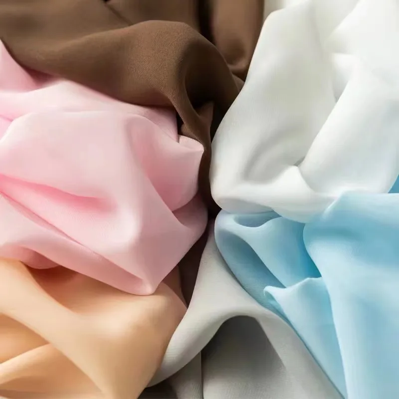 Factory Stock Promotion Heavenly Chiffon curtain fabric designs Polyester For bedroom