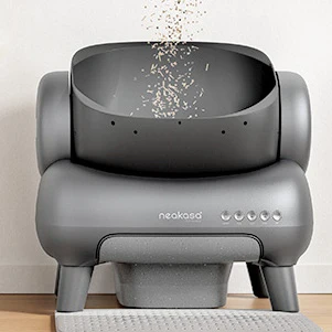 Automatic Self Cleaning Cat Litter Box App Controlled Helps Reduce Odors