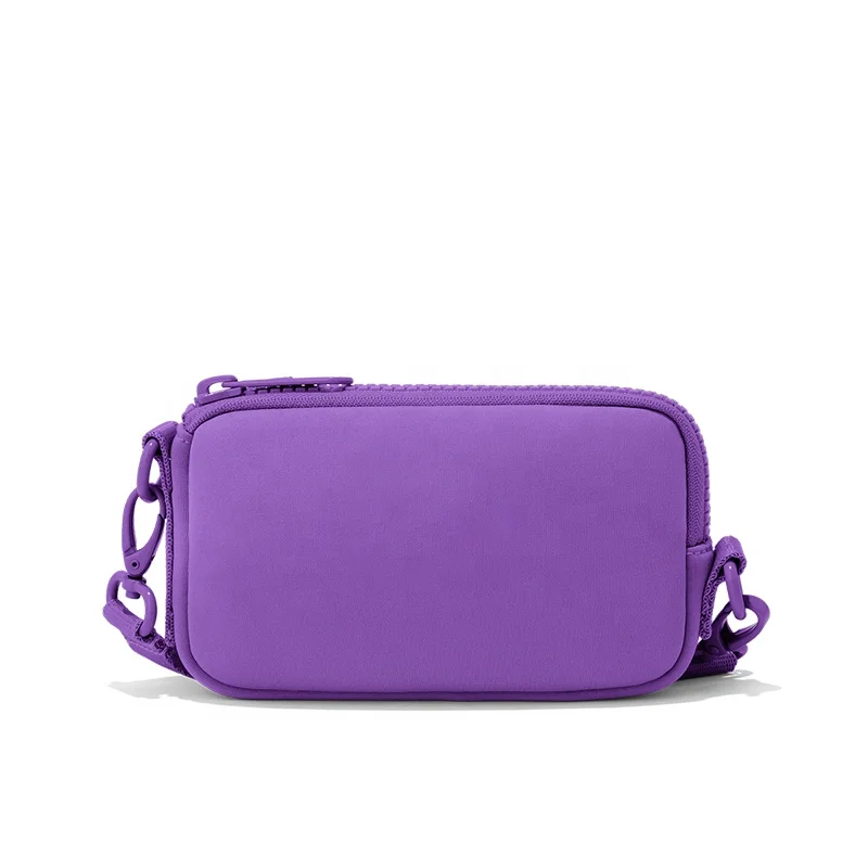 Custom Logo Fashion Messenger Mobile phone bag Neoprene Travel Shoulder bag For Women