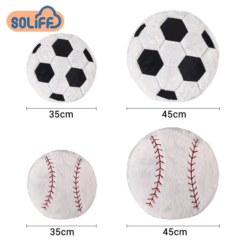 Cheap Promotional Soccer Sports Ball Pillow Toy Stuffed Soft Plush Football Toy Home Sofa Decoration Cushion Pillow