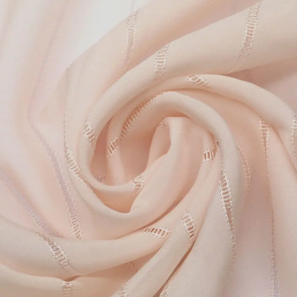 weddings natural silk soft 100% silk tulle fabric pink or colorful piece dye ladder silk dobby jacquard