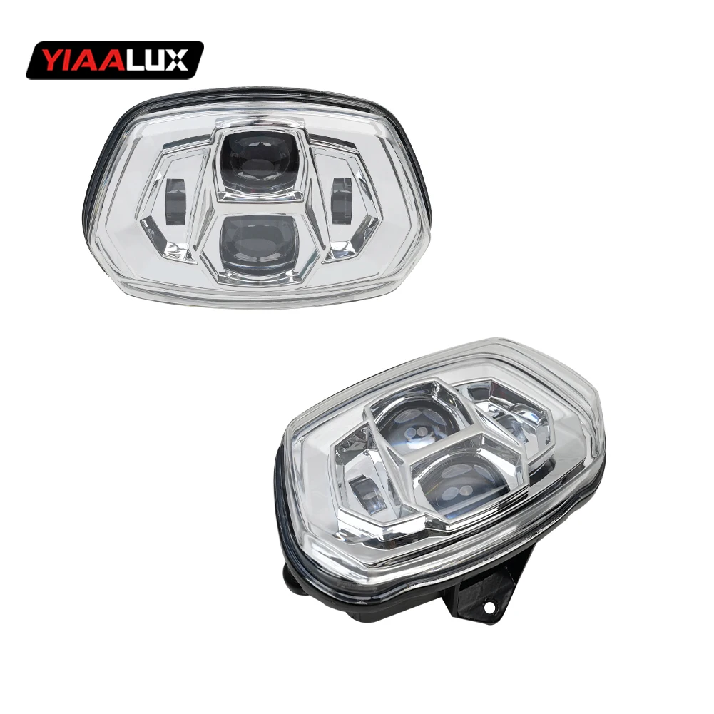 Manufacturer Custom LED motorcycle flashing zelioni headlight scooter led head light headlamps for Vespa Sprint headlight