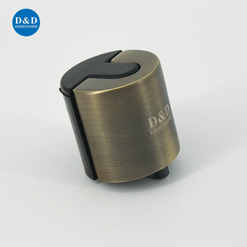 Stainless steel 304/316 high tall height column shape floor mounted rubber door stop for middle east