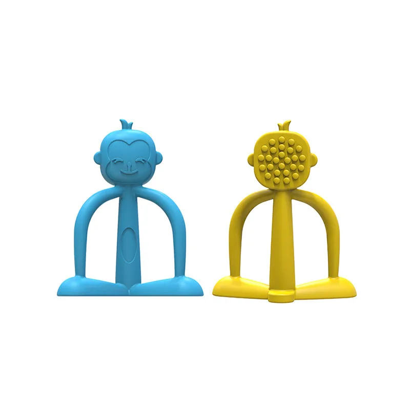 Wholesale Food Grade Baby Sheep Shape 2020 whale heart Silicone bunny leaf beads 3d fruit shape crochet wooden Baby Teether