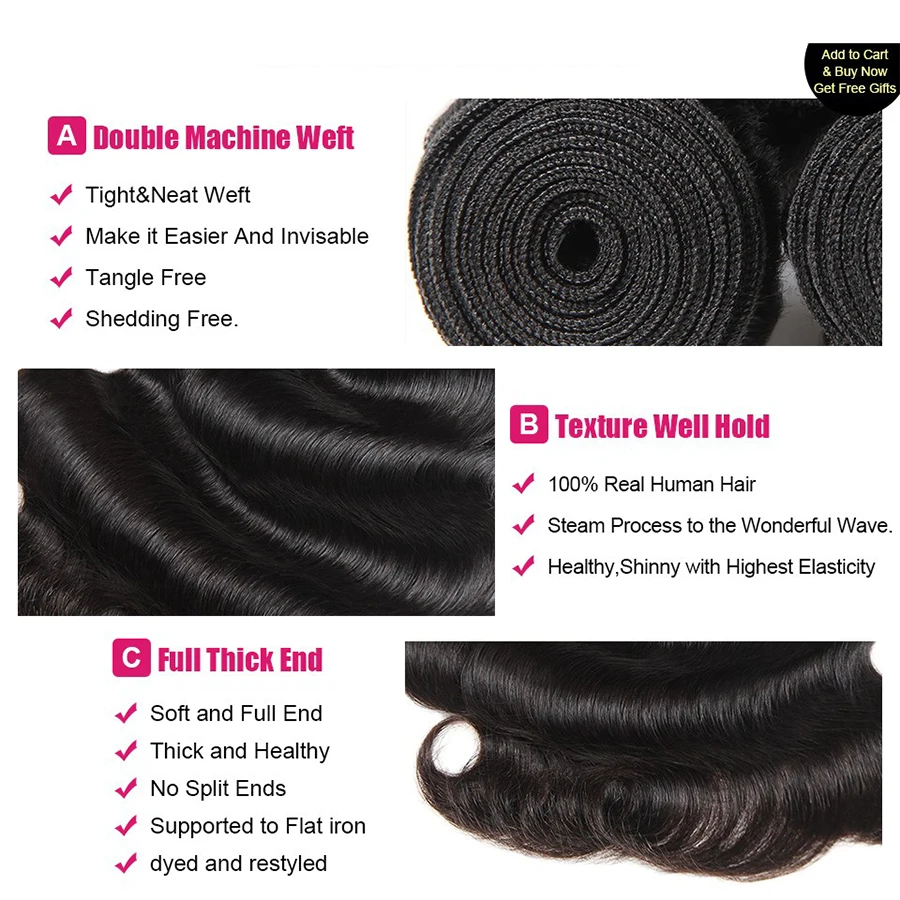 Wholesale 10 12 14 16 To 26 28 30 32 Inch Virgin Remy Brazilian Peruvian Straight Human Hair Weft With Free Weave Hair Packs