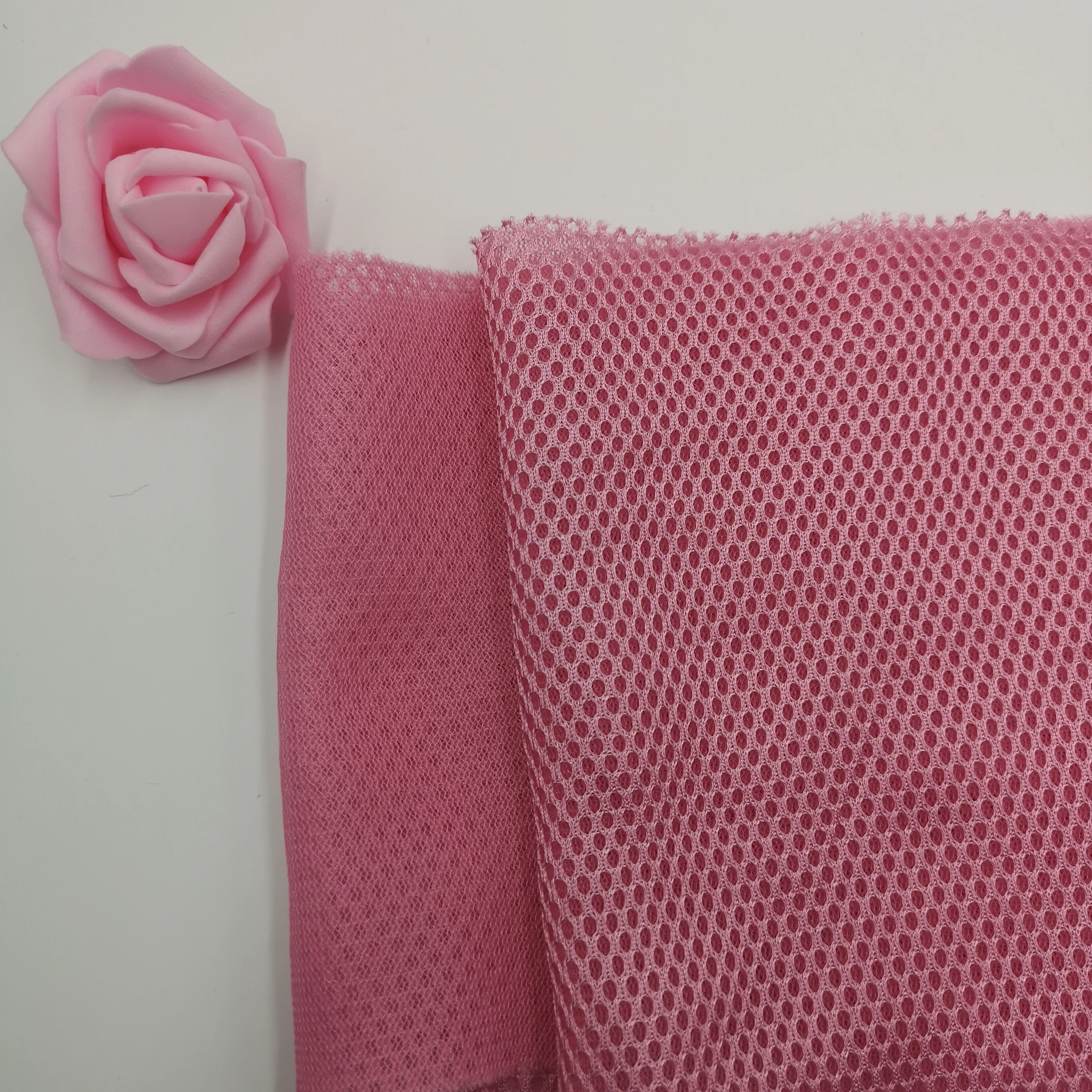 
3D Massage net polyester sandwich air mesh fabric for sofa bag shoes bedding curtain 