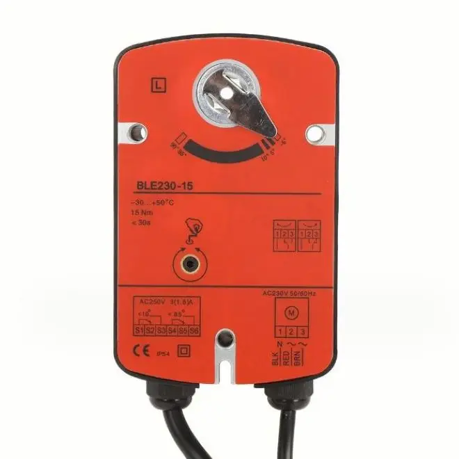Reverse on off Type 10Nm air Damper Hvac Actuator