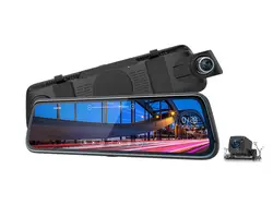 ThiEYE Car Camera CarView 2 Dual Lens Full HD 1080P Mirror Rearview 10 inch With Touch Screen Video Recorder Camcorder