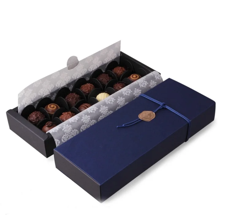 ready to ship fancy 12pcs chocolate candy packaging box