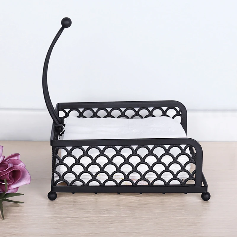 Farmhouse Steel Flat Napkin Holders for Tables Dining Table Kitchen Counter Top