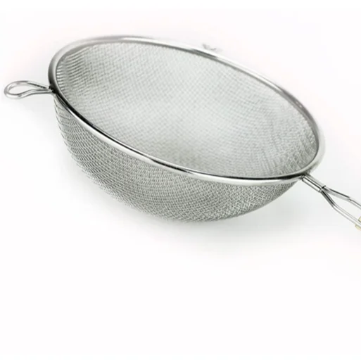 premium fine stainless Double Ear steel fine mesh strainers Mesh Colander