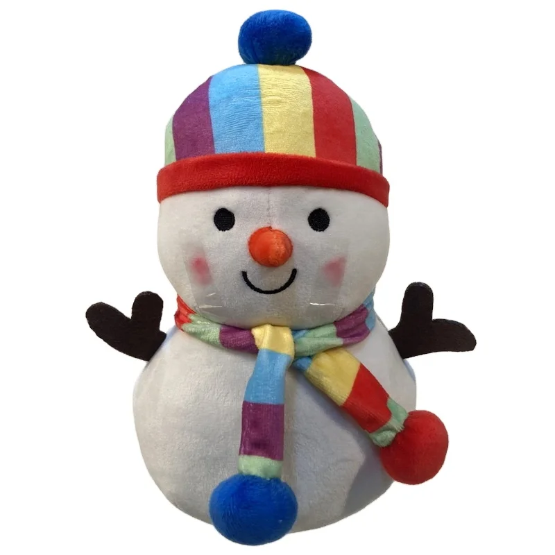 Рождественский детский подарок, плюшевая игрушка снеговик, мягкая кукла, тщательный подарок, Спящая кукла-компаньон