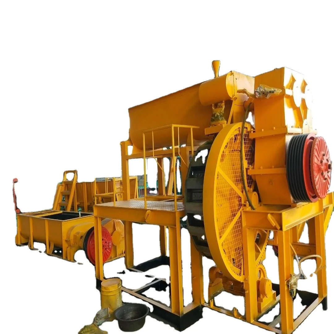 Soil Clay Logo Brick Making Machine Rotary type Clay brick making machine for Africa country
