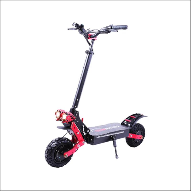 NEW  48v 3600W acceleration motor foldable electric scooter with 10-inch 65km/h off-road scooter kick electric wide tire
