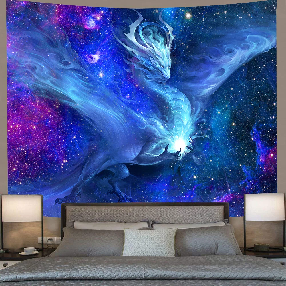 Trippy Art Tapestry Tree of Life Bohemia Flower Art Wall Hanging Tapestries for Living Room