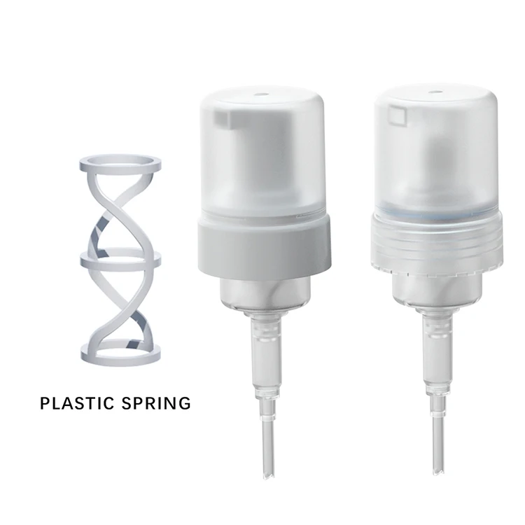 Sample free foam pump 43mm white foam sprayer white plastic foam soap dispenser
