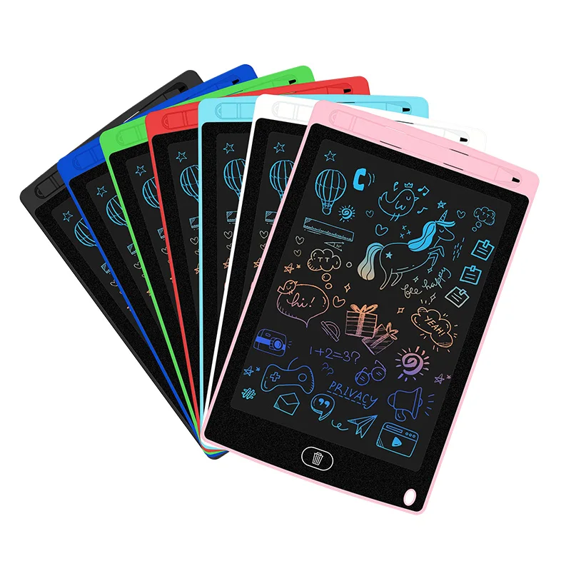 2 Pack LCD Writing Tablet 8.5 inch Electronic Drawing Pads For Kids Portable Ewriter Doodle Board with lanyard and magnetic