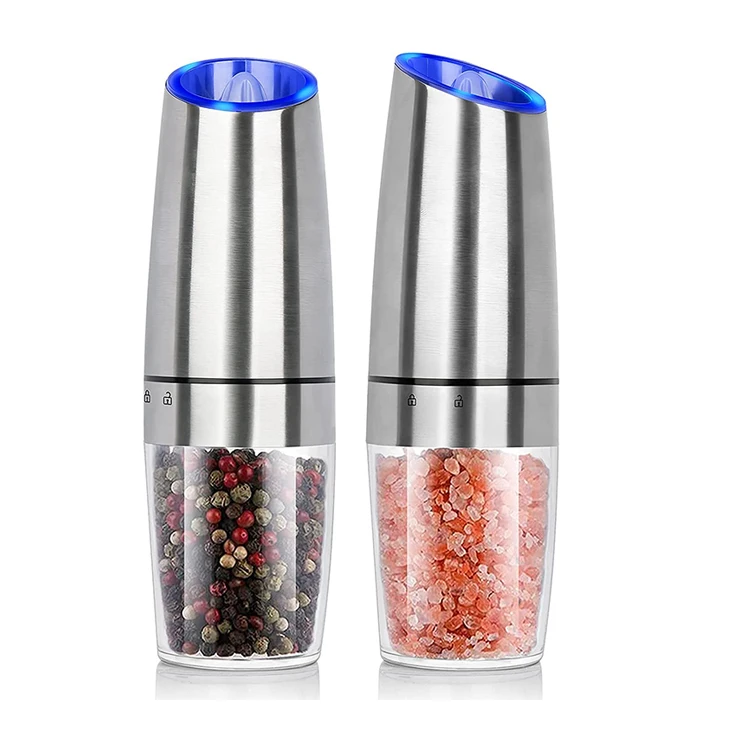Battery Operated manual Gravity electric Pepper Mill electric salt and pepper grinder