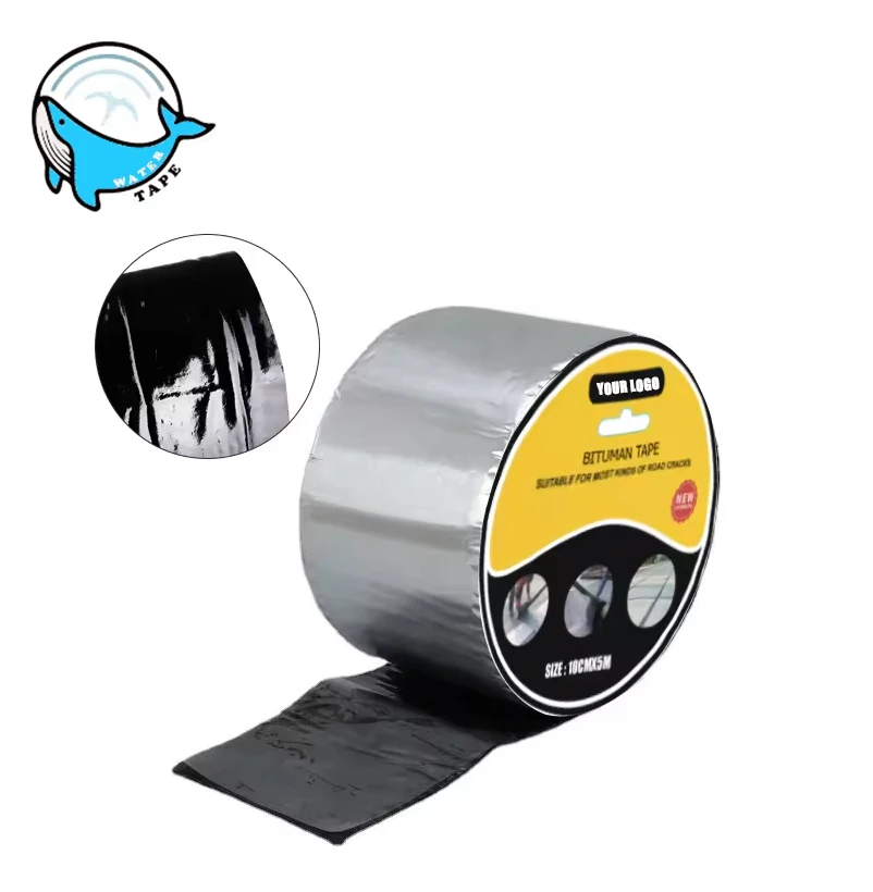 Анти горячая Распродажа 5 м * 10 см водонепроницаемый самоклеящийся асфальтовый битум лента для утечки воды на крыше