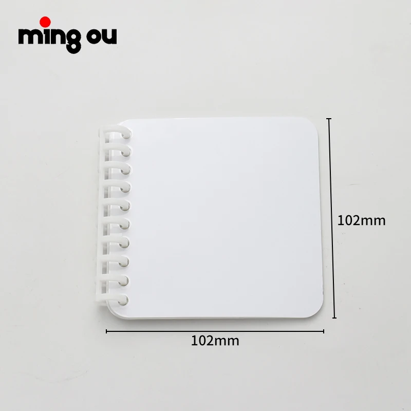 Make your own photo personalized plastic board baby flip book for dye sublimation