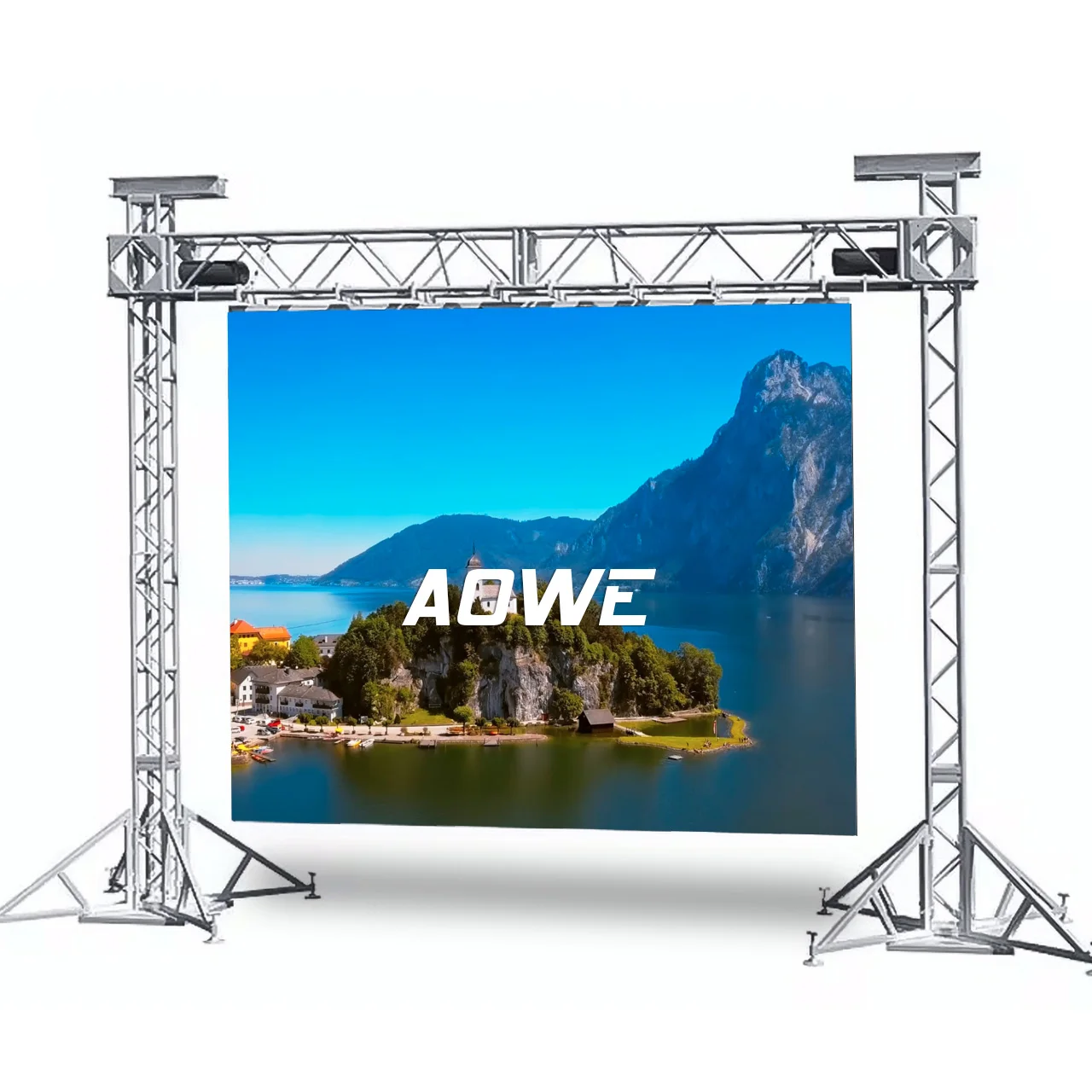 Aowe Indoor Outdoor P1.9P2.6 P2.9 P3.9 Complete System Led Display  Video Wall Screen For Church Stage