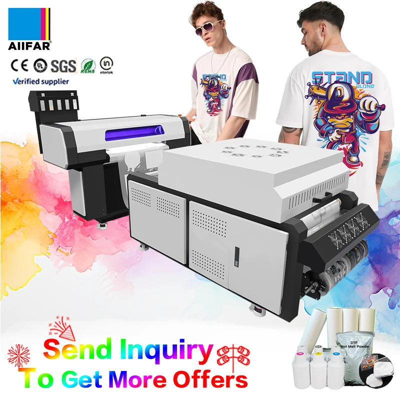 60cm DTF Printer with Low Energy Consumption Fully Automatic Hidden Air Purifier Space-Saving Features by Manufacturing Vendor
