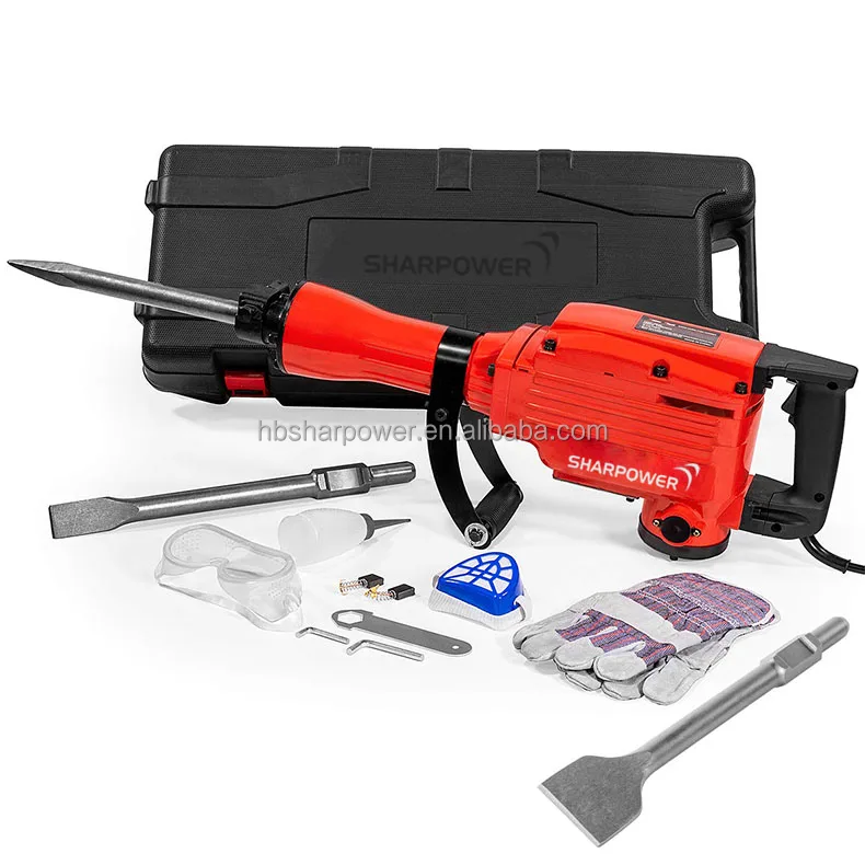 SHARPOWER Rotary portable electric concrete 65a 95a  demolition hammer  breaker for construction