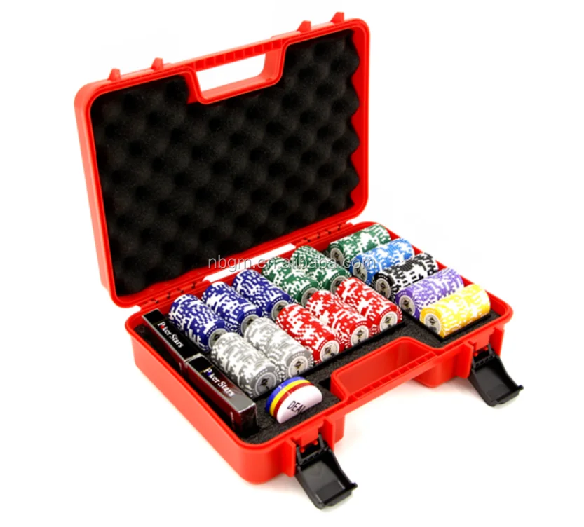 
500pcs 14g 4 colours sticker clay composite casino poker Chip set 