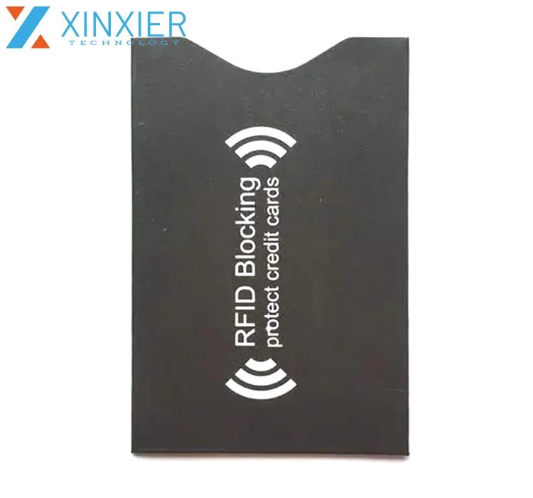Stock Products Price Color Logo Printed RFID Blocking Card Sleeve Card Holder