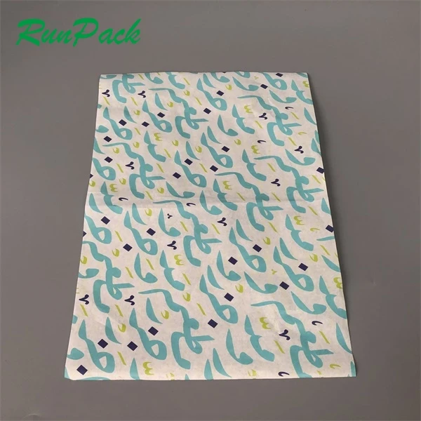 Custom logo printed food grade butcher kraft wrapping paper roll for meat grilled fish