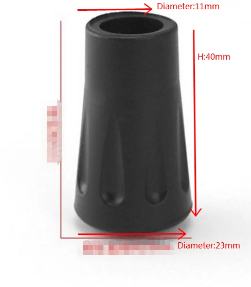 Trekking pole tips replacement rubber feet hiking pole tips rubber tips for walking sticks