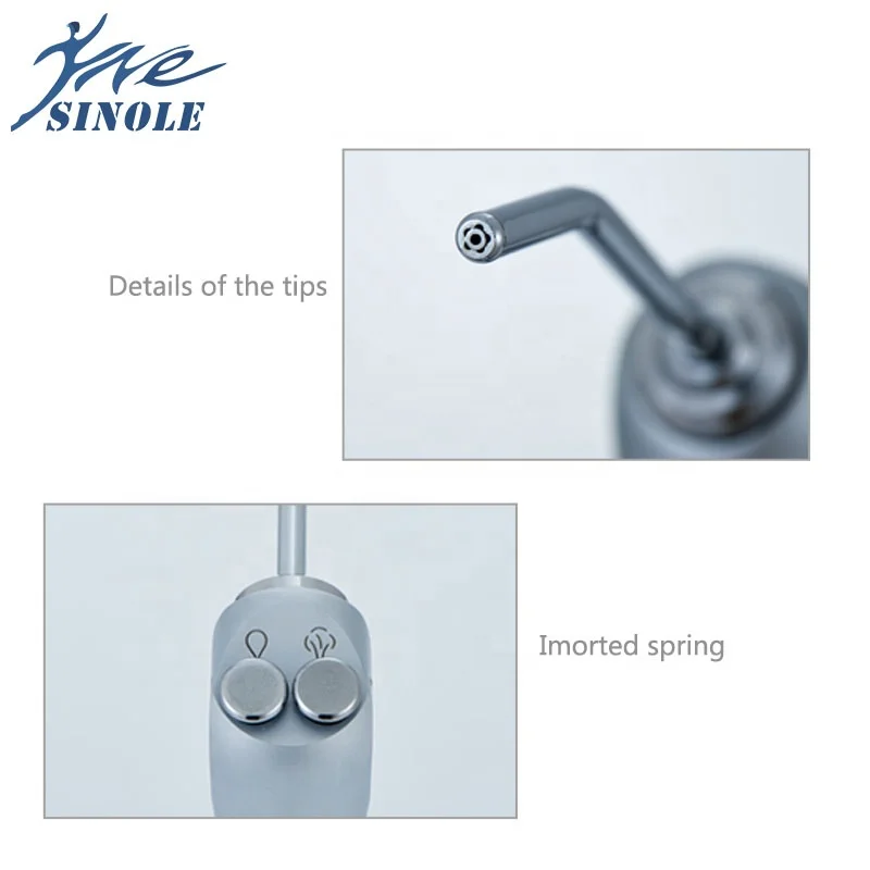 Dental air and water syringe 3 way syringe with 5 color