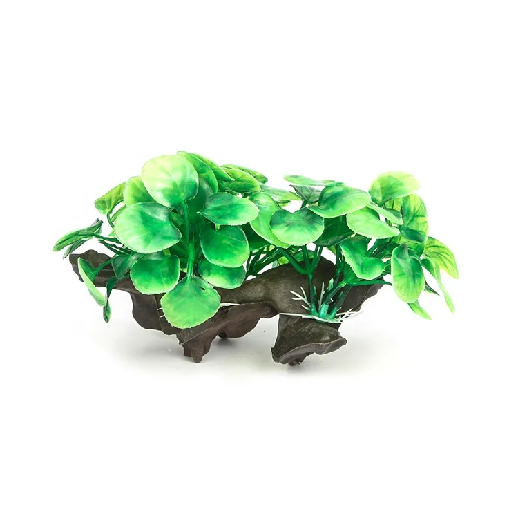 Factory  Wholesale Aquarium Fish Tank Accessories Artificial Plastic Plants Ornaments Decor