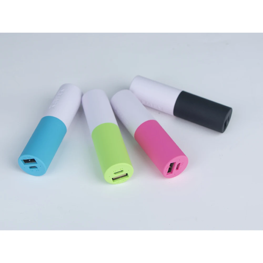 New Stylish Round shape 2600mAh USB Power Bank For / phone Battery Charger With Various Color