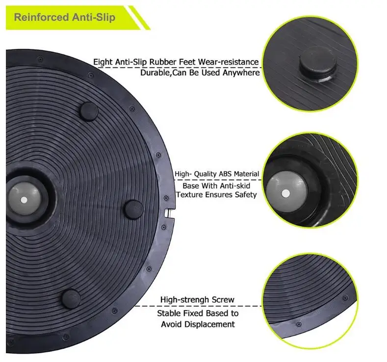 Sports Fitness Yoga Hemisphere balance ball equipment Resistance with air pump half balance ball