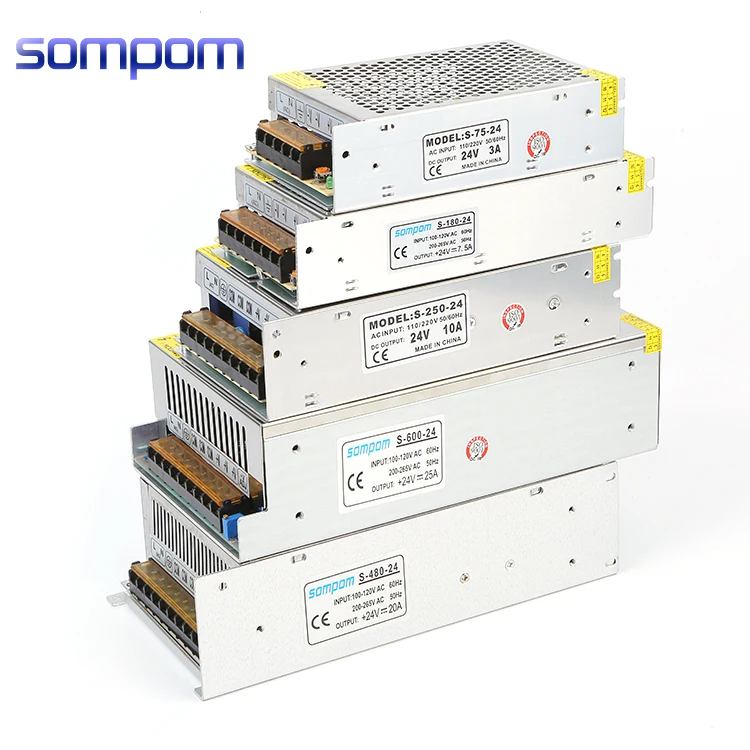  OEM 220v 240v ac к 5v 12v 24v 36v 48vdc smps универсальный выход 50w 400w импульсный источник