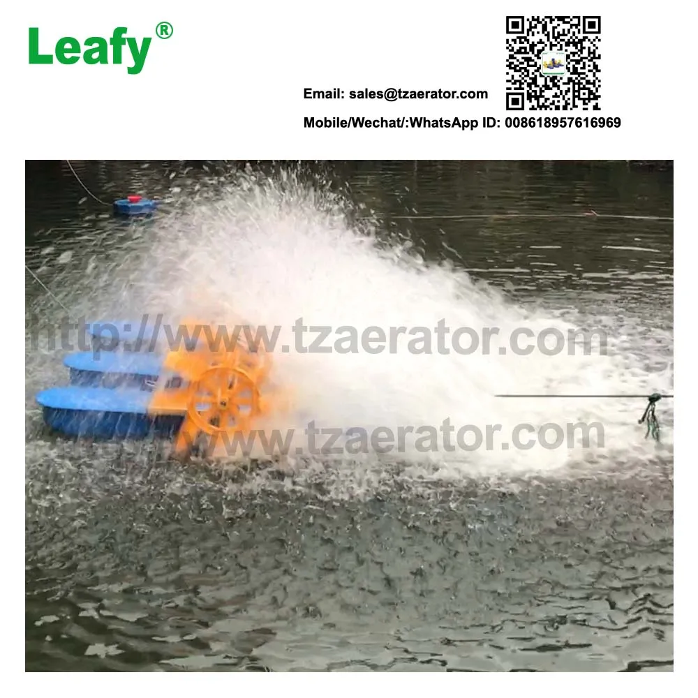 ECO aquaculture industrial 4 impeller paddle wheels aerator in China