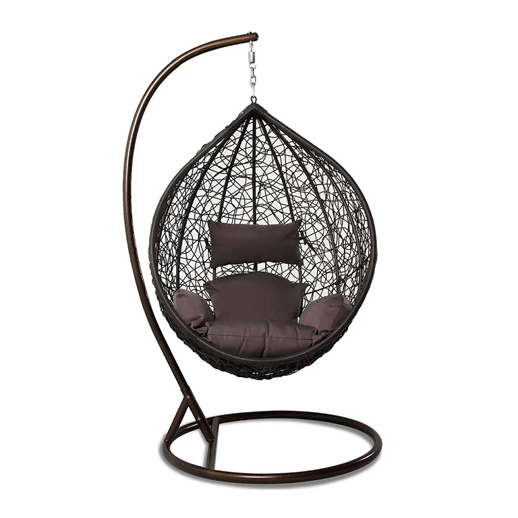 Outdoor hanging Swing Leisure Wicker Patio Swing Rattan Chair